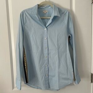 J.Crew Sequin Stripe Button Down